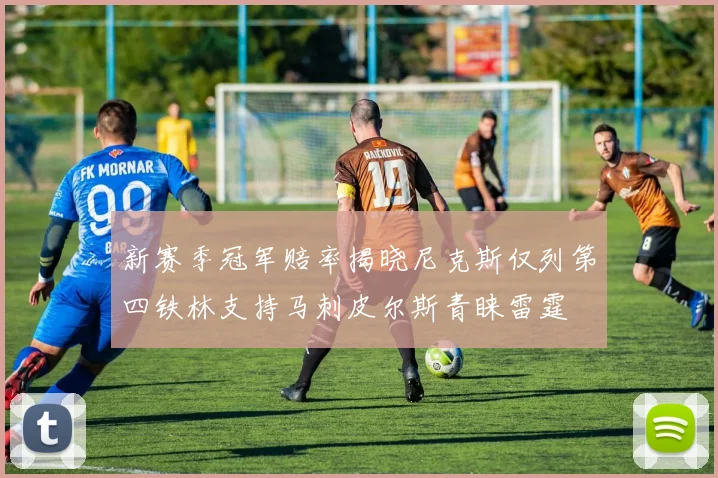新赛季冠军赔率揭晓尼克斯仅列第四铁林支持马刺皮尔斯青睐雷霆